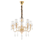 LAMPADARIO MONET ORO 5XE14 63X120CM
