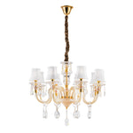 LAMPADARIO MONET ORO 8XE14 73X128CM