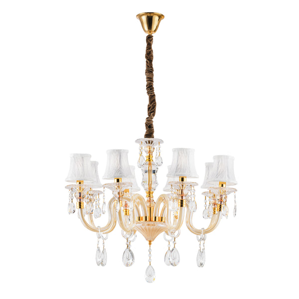 LAMPADARIO MONET ORO 8XE14 73X128CM