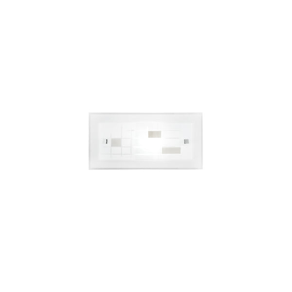 APPLIQUE MUSA OPALE/TORTORA 1XE27 30X8,5X15CM
