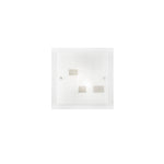 PLAFONIERA MUSA OPALE/TORTORA 2XE27 30X8,5X30CM