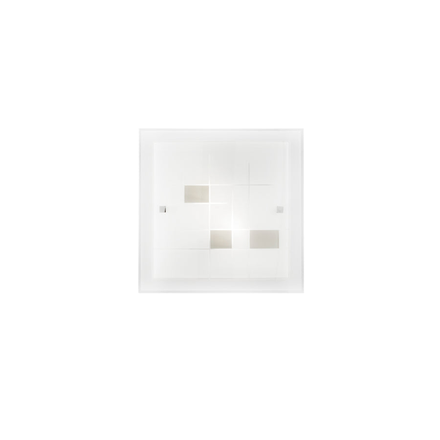 PLAFONIERA MUSA OPALE/TORTORA 2XE27 30X8,5X30CM