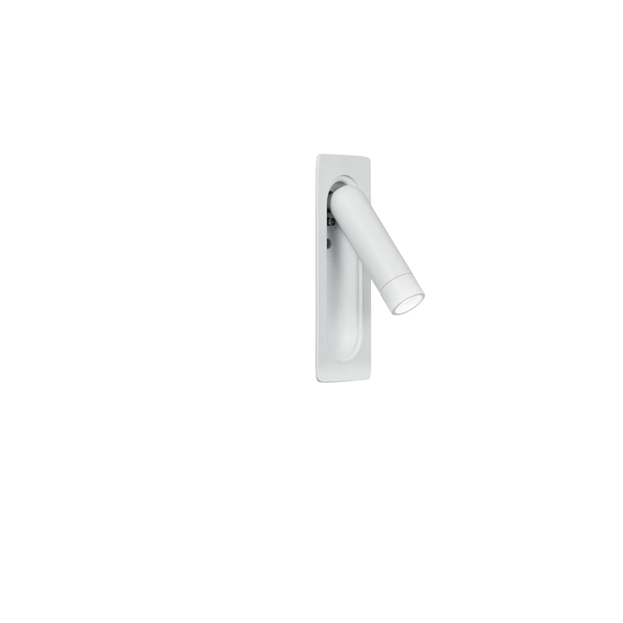 APPLIQUE LED AD INCASSO ORIENTABILE DEFOE BIANCA 3W 300LM 3000K 6,7X14X16,9CM