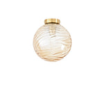 PLAFONIERA NEREIDE CHAMPAGNE 1XE27 25X25CM