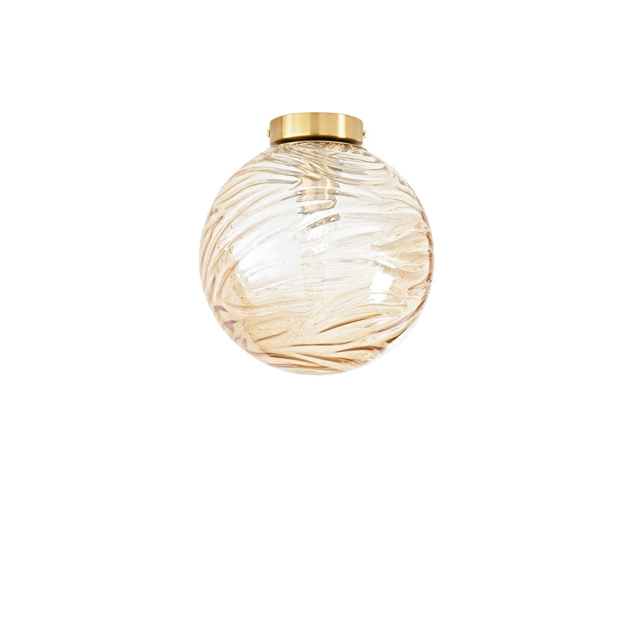 PLAFONIERA NEREIDE CHAMPAGNE 1XE27 25X25CM