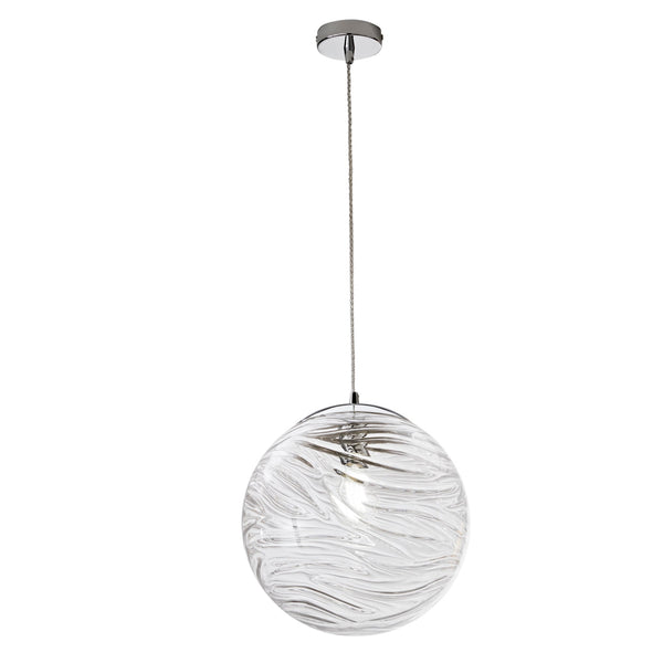 SOSPENSIONE NEREIDE TRASPARENTE 1XE27 33,4X162,5CM