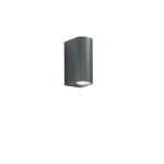 APPLIQUE BIEMISSIONE ONE ANTRACITE 2XGU10 IP54 6,7X9,3X13CM
