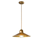 SOSPENSIONE ORLEANS ORO/OCRA 1XE27 39X120CM