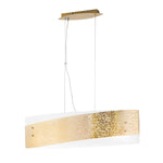 SOSPENSIONE PARIS BIANCA/ORO 4XE27 75X20X120CM