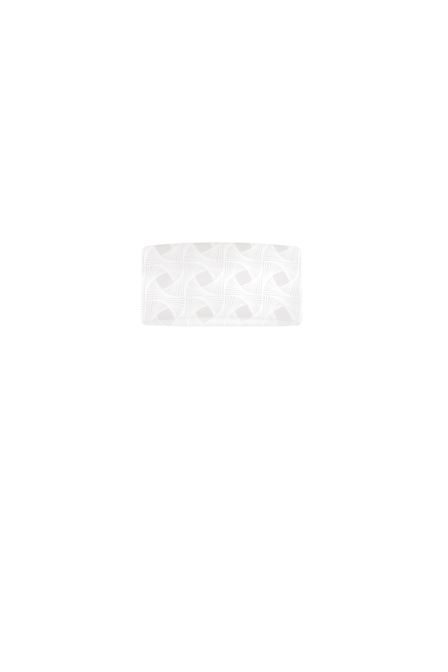 APPLIQUE PENELOPE BIANCA IN PMMA CCT 30X15X5.5CM