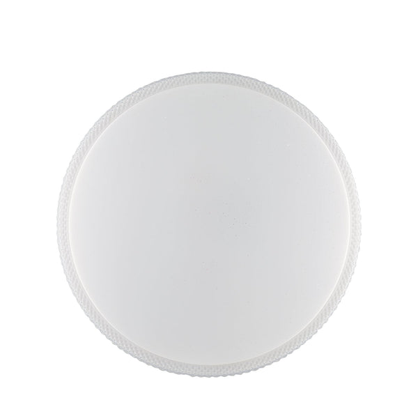 PLAFONIERA LED PIXEL TONDA BIANCA 40W 3900LM CCT DIMMERABILE WI-FI CON TELECOMANDO 49,5X9,5X49,5CM