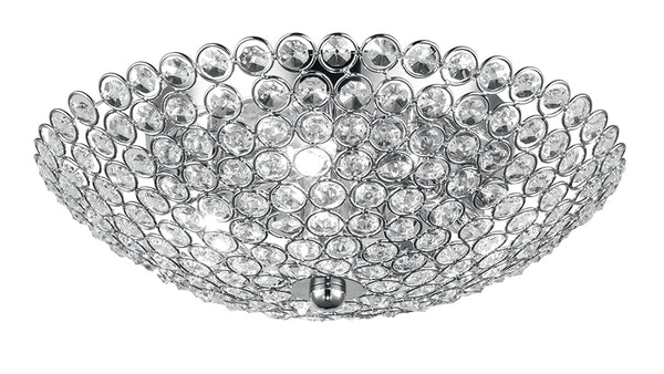 PLAFONIERA PLANET CROMO 4XG9 32X32X11CM