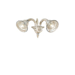 APPLIQUE POSEIDON CHAMPAGNE 2XE14 37X37X23,5CM