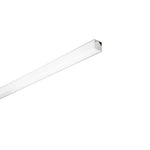 PROFILO DORIK ALLUMINIO/OPALE CON TAPPI E STAFFETTE INCLUSI 200X1,6X1,1CM
