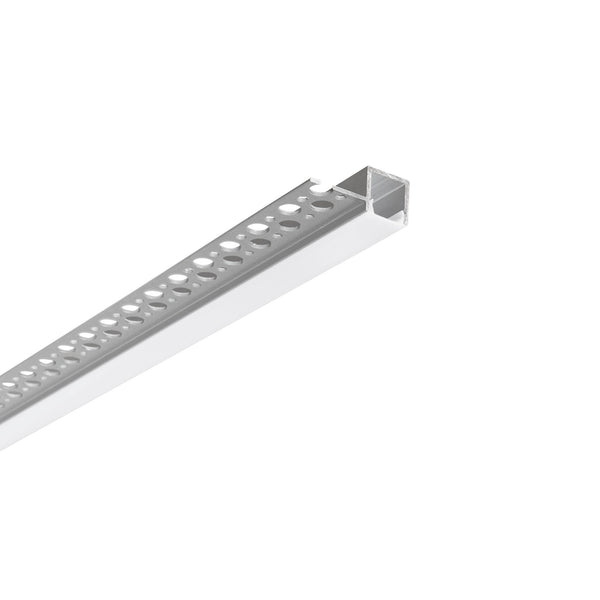 PROFILO EDGE ALLUMINIO PER CARTONGESSO CON TAPPI INCLUSI 200X3,5X1,49CM