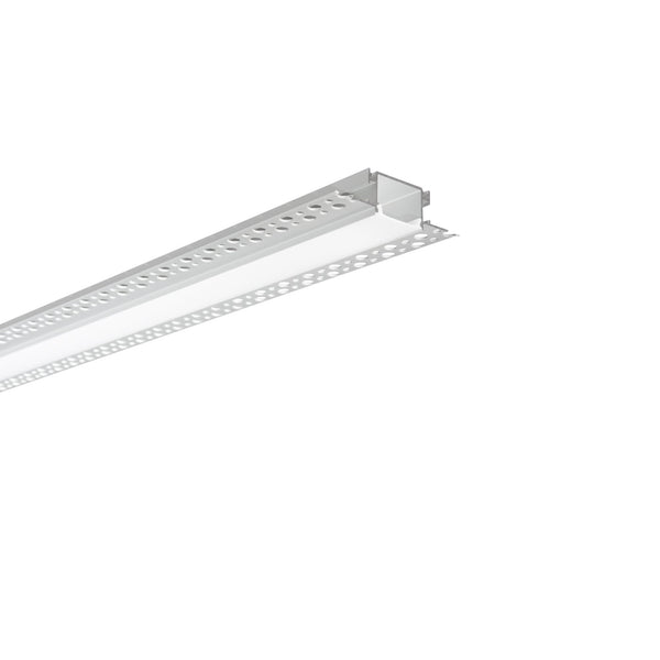 PROFILO GORIZIA ALLUMINIO/OPALE CON TAPPI INCLUSI 200X6,2X1,8CM