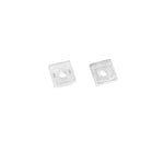 PROFILO GORIZIA ALLUMINIO/OPALE CON TAPPI INCLUSI 200X5,2X1,4CM
