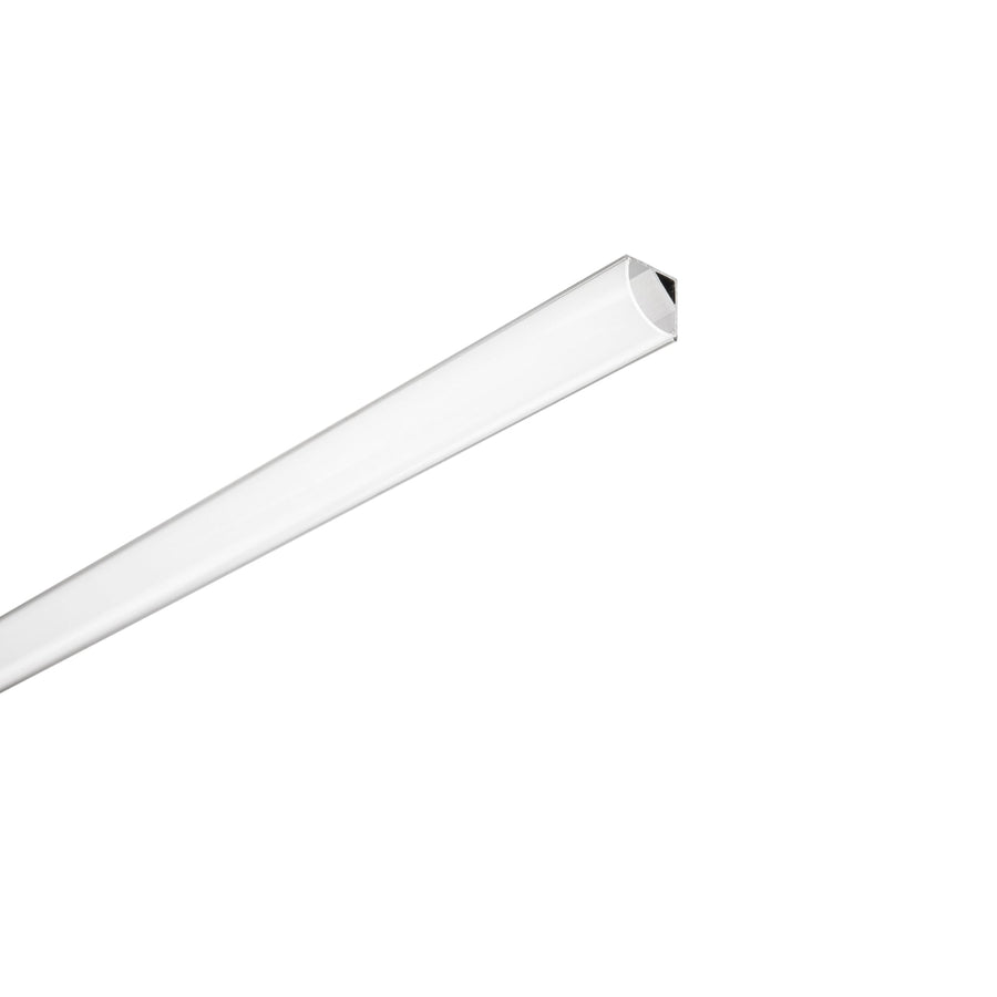 PROFILO IONIK ALLUMINIO/OPALE CON TAPPI E STAFFETTE INCLUSI 200X1,6X1,6CM