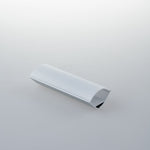 PROFILO IONIK ALLUMINIO DIFFUSORE ELLITTICO CON TAPPI E STAFFETTE INCLUSI 200X2,97X2,97CM