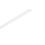 PROFILO MILANO ALLUMINIO/OPALE CON TAPPI E STAFFETTE INCLUSI 200X1,5X0,6CM