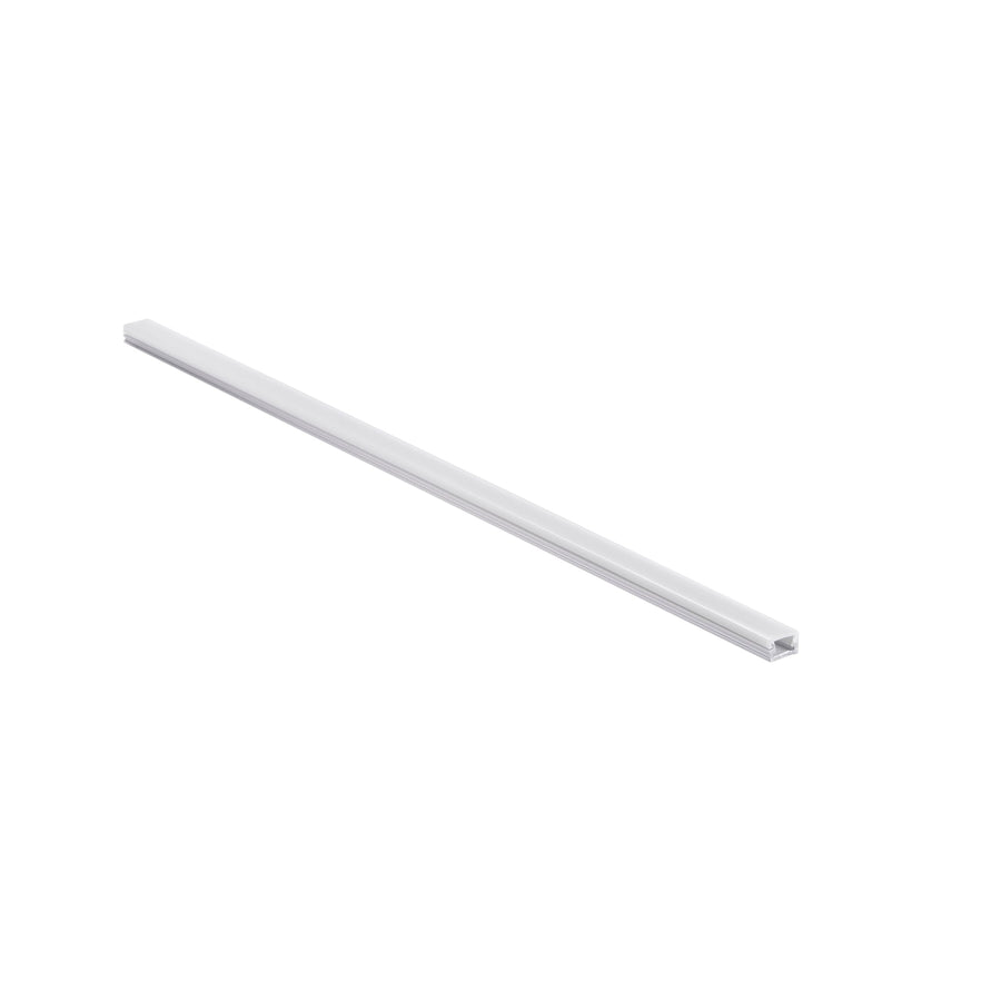 PROFILO ULTRA ALLUMINIO/OPALE TAPPI E STAFFE INCLUSE 200X1,2X0,78CM