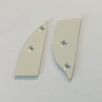 PROFILO VEIL BIANCO CON TAPPI E STAFFETTE INCLUSI 200X1,25X4,2CM