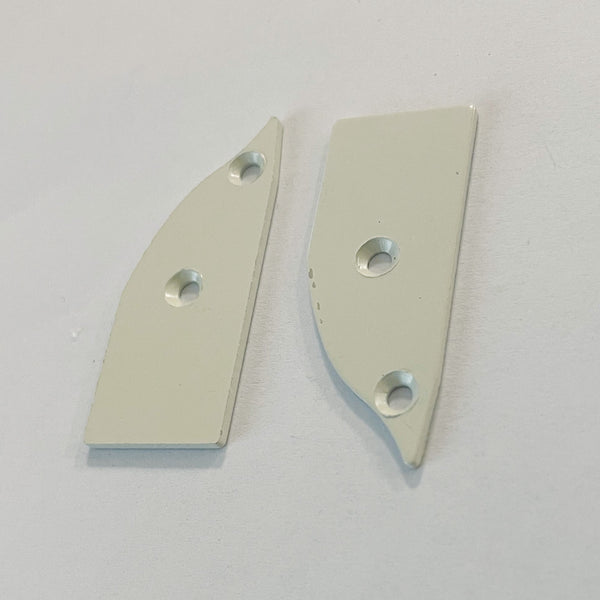 PROFILO VEIL BIANCO CON TAPPI E STAFFETTE INCLUSI 200X1,25X4,2CM