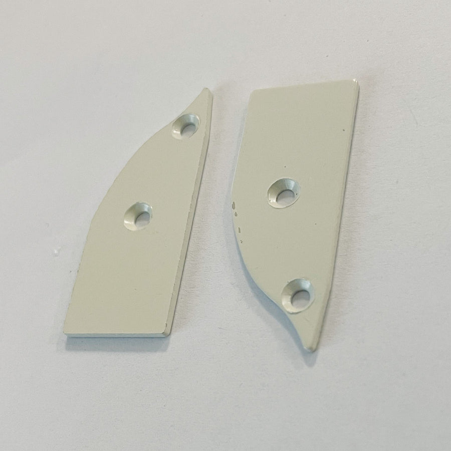 PROFILO VEIL BIANCO CON TAPPI E STAFFETTE INCLUSI 200X1,25X4,2CM