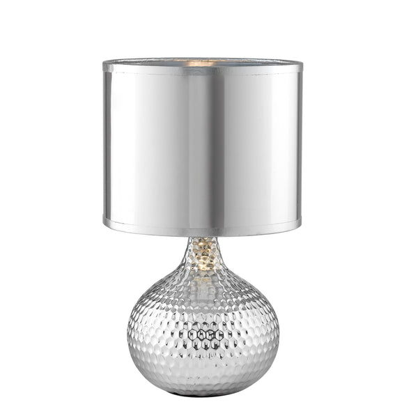 LUMETTO PULSAR SILVER 1XE27 1XE14 22X22X35CM