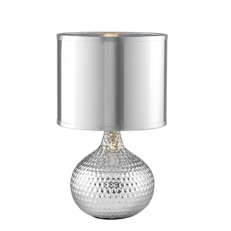 LUMETTO PULSAR SILVER 1XE27 1XE14 22X22X35CM