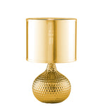 LUMETTO PULSAR ORO 1XE27 1XE14 22X22X35CM