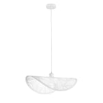 SOSPENSIONE RHEI-LEAF BIANCA 1XE27 50X30X150CM