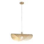 SOSPENSIONE RHEI-TARA ORO 1XE27 50X30X150CM