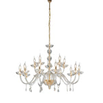 LAMPADARIO RIFLESSO ORO 15XE14 94X140CM