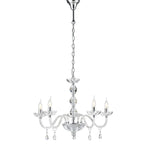 LAMPADARIO RIFLESSO CROMO 5XE14 70X190CM