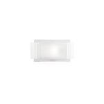 APPLIQUE RIGHE BIANCA 1XE27 33X8X16,5CM