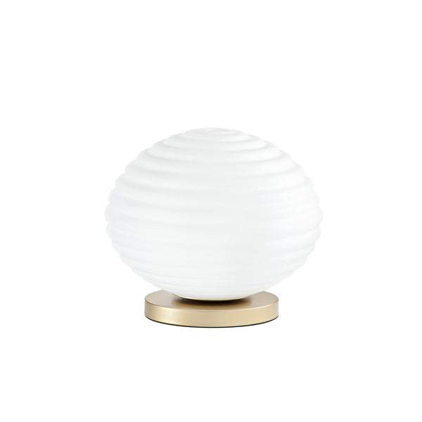 LUMETTO RIPPLE ORO 1XE27 32X32X28CM
