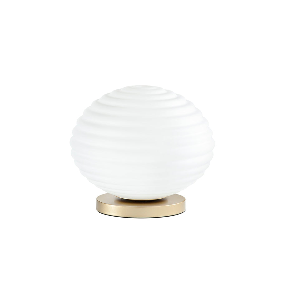 LUMETTO RIPPLE ORO 1XE27 32X32X28CM