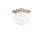 PLAFONIERA RIPPLE ORO 1XE27 35X35X28CM