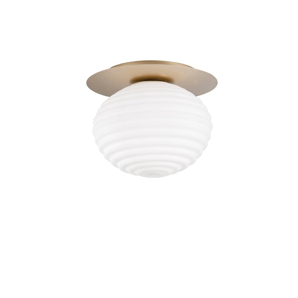 PLAFONIERA RIPPLE ORO 1XE27 35X35X28CM