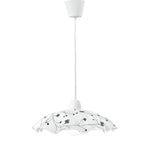 SOSPENSIONE ROOT BIANCA 1XE27 42X42X120CM