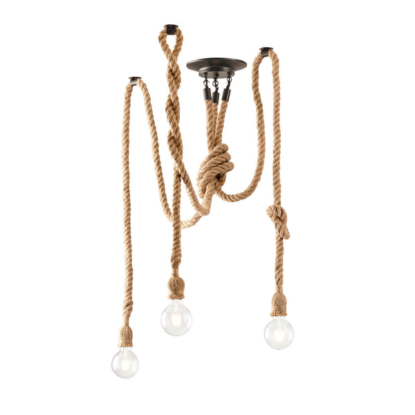 PLAFONIERA ROPE CANAPA 3XE27 250CM