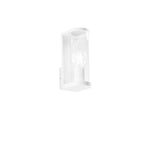 APPLIQUE ROSEN BIANCO IN ALLUMINIO+VETRO 1XE27 IP44 119X83X222MM
