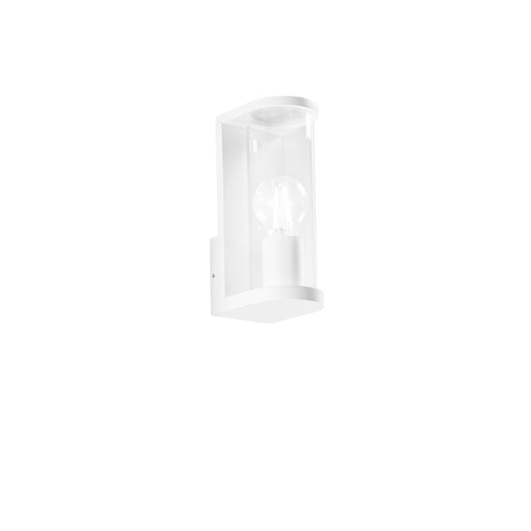 APPLIQUE ROSEN BIANCO IN ALLUMINIO+VETRO 1XE27 IP44 119X83X222MM