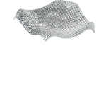 PLAFONIERA RUMBA TRASPARENTE 9XG9 72X72X16CM