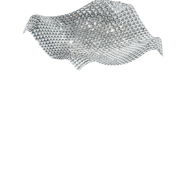 PLAFONIERA RUMBA TRASPARENTE 9XG9 72X72X16CM