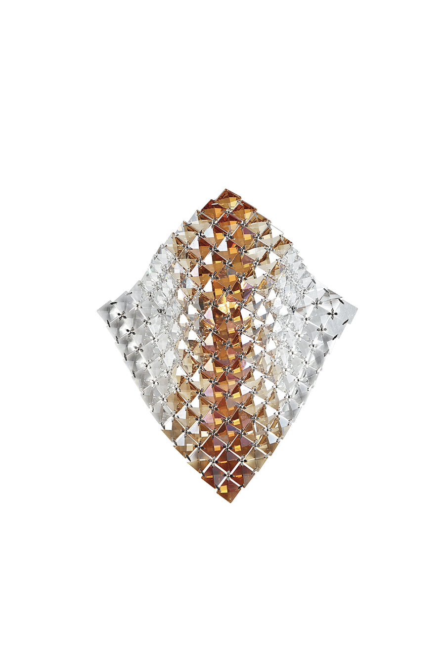 APPLIQUE RUMBA TRASPARENTI/AMBRA 1XG9 25X14X29CM