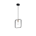 SOSPENSIONE SMITH NERA/ORO 1XE27 19,5X10X160CM