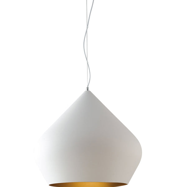 SOSPENSIONE THOLOS BIANCA 1XE27 52X201CM