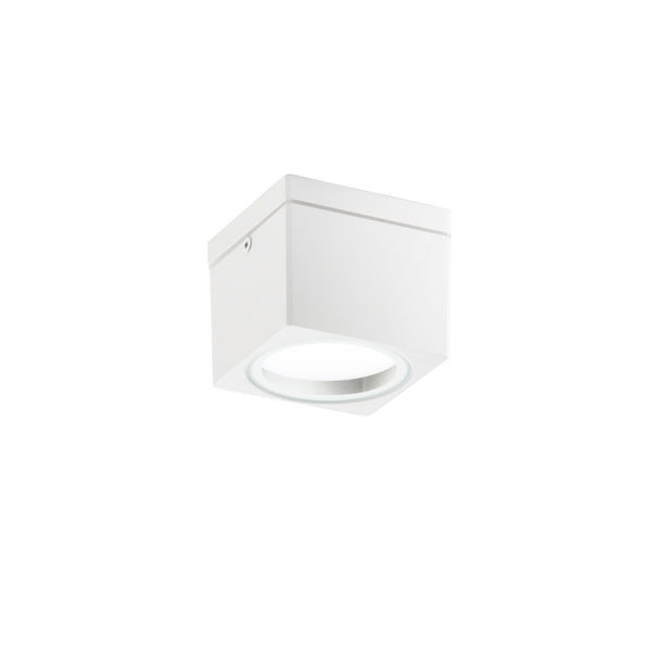 PLAFONIERA TOWER BIANCA QUADRATA 1XGX53 IP54 9X9X7,2CM